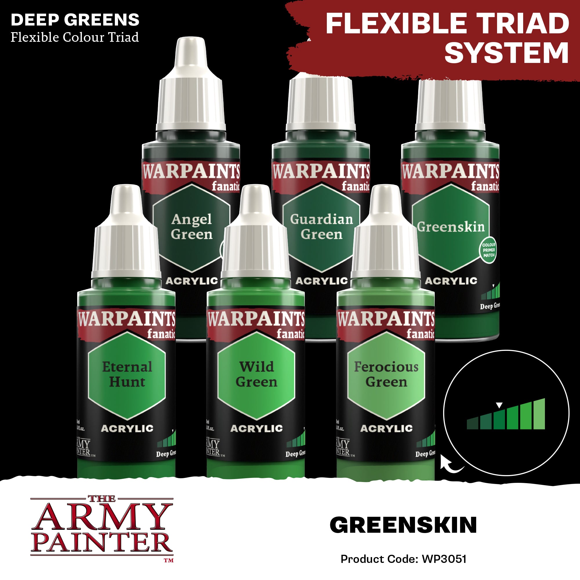 Army Painter Warpaints Fanatic Acrylic, Greenskin