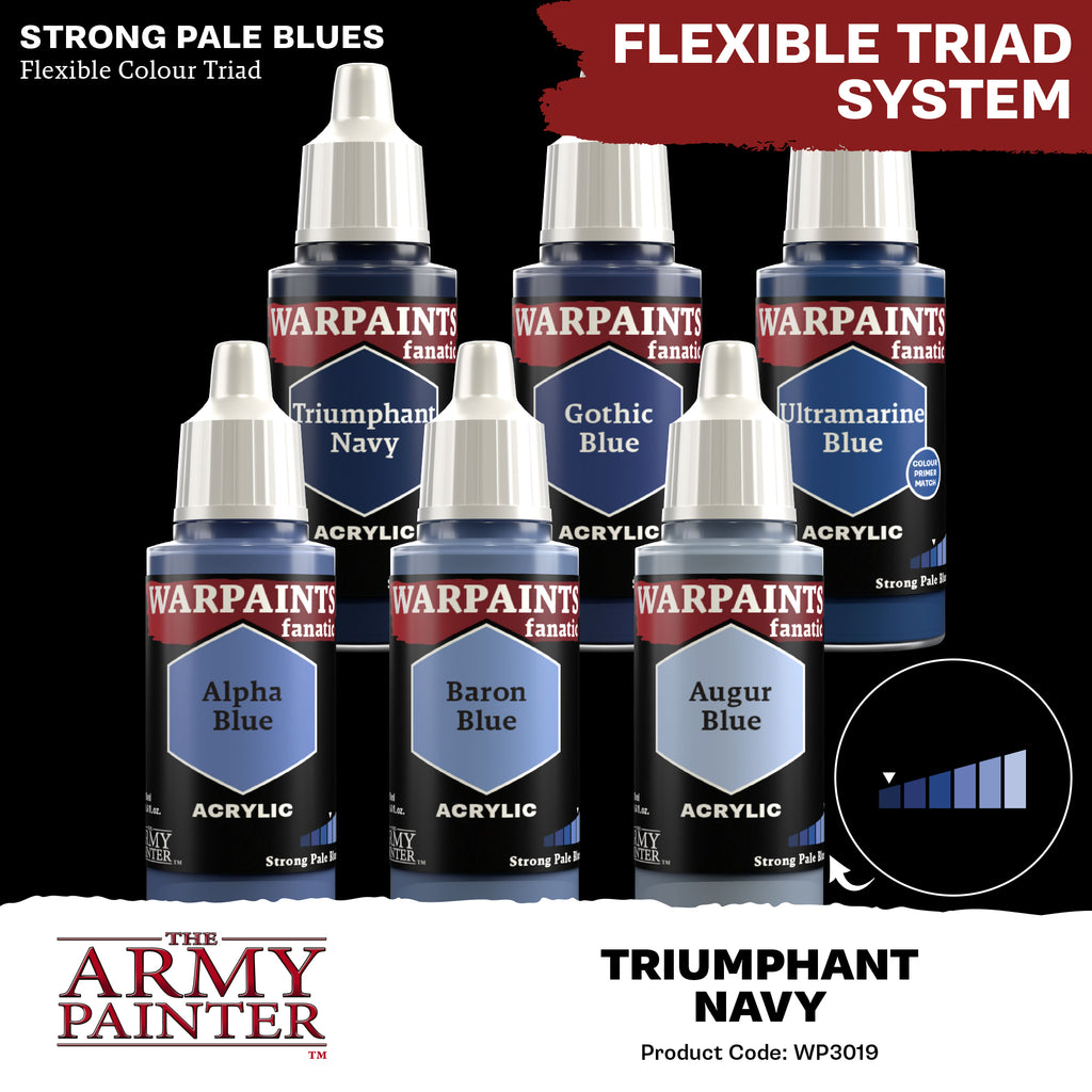 Army Painter Warpaints Fanatic Acrylic, Triumphant Navy
