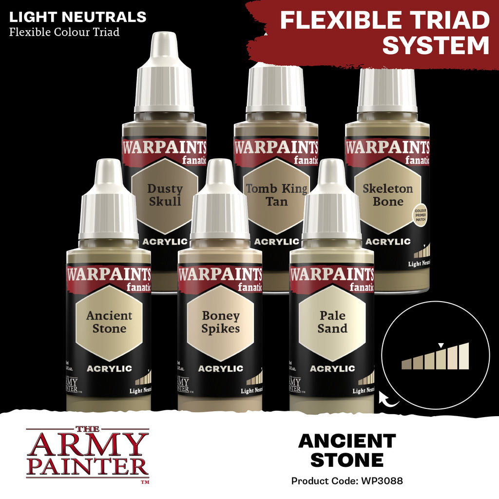 Army Painter Warpaints Fanatic Acrylic, Ancient Stone