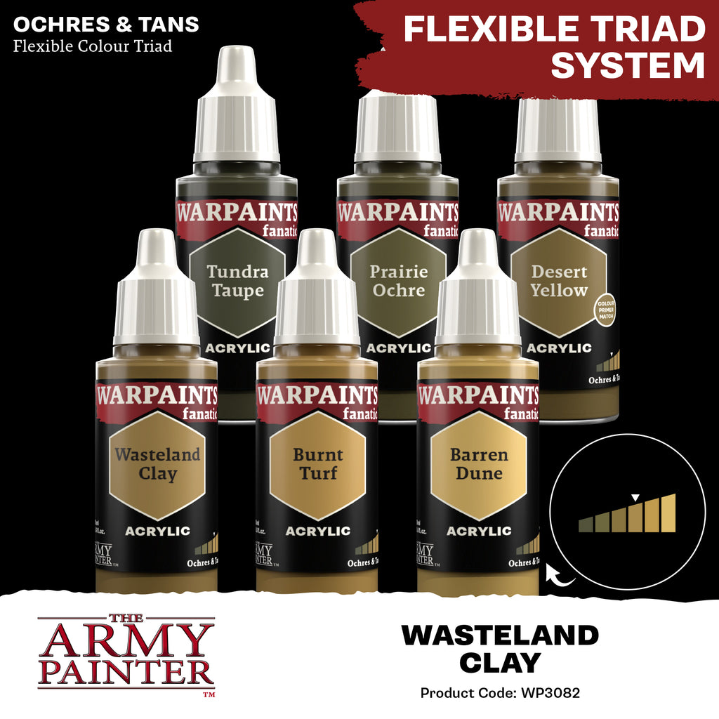 Army Painter Warpaints Fanatic Acrylic, Wasteland Clay