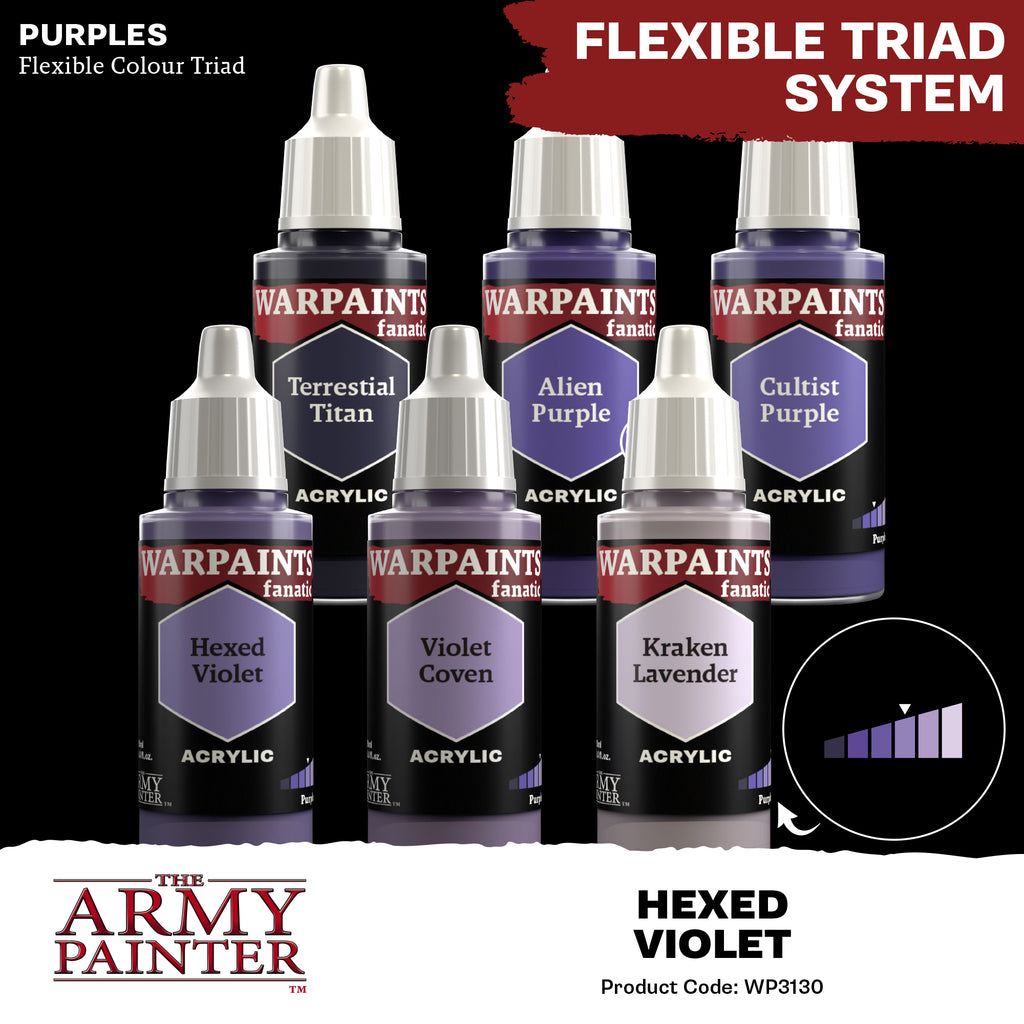 Army Painter Warpaints Fanatic Acrylic, Hexed Violet