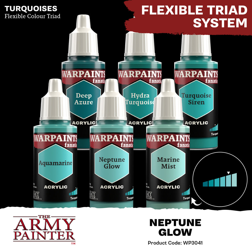 Army Painter Warpaints Fanatic Acrylic, Neptune Glow