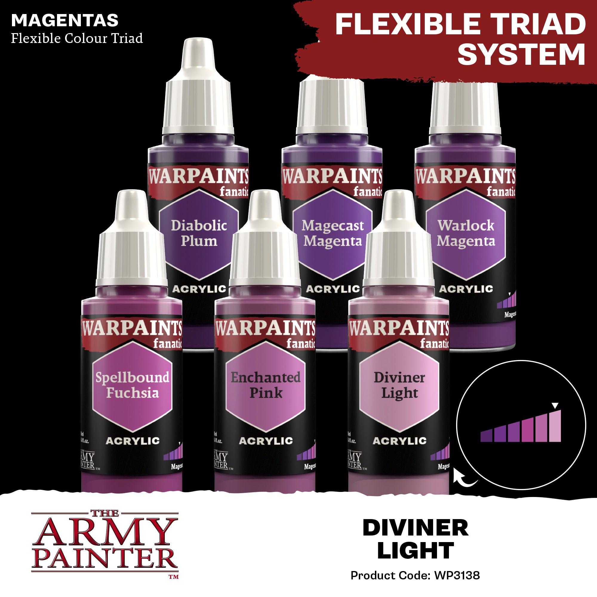 Army Painter Warpaints Fanatic Acrylic, Diviner Light