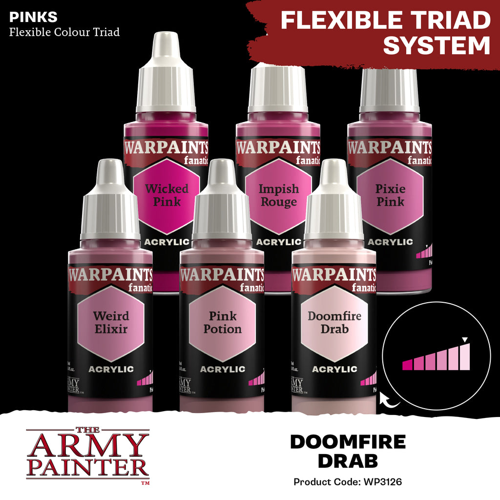 Army Painter Warpaints Fanatic Acrylic, Doomfire Drab