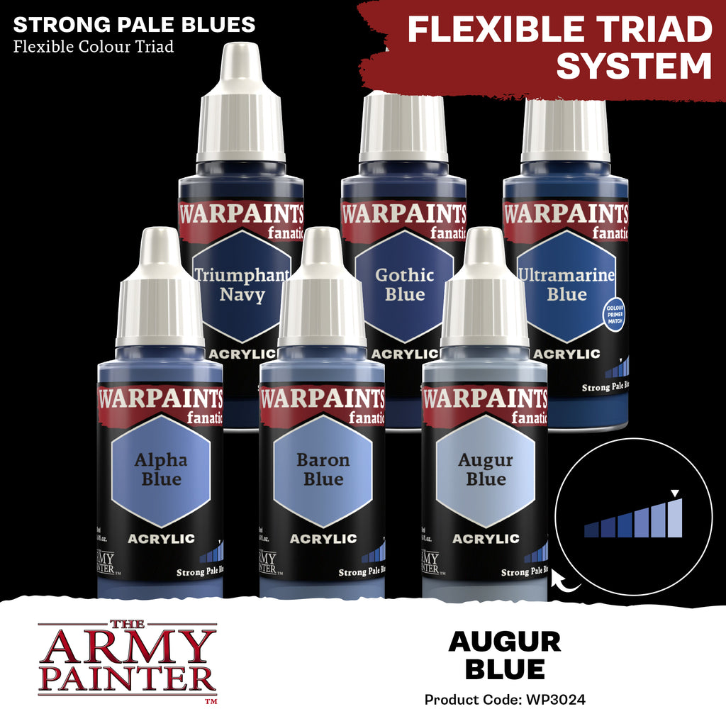 Army Painter Warpaints Fanatic Acrylic, Augur Blue
