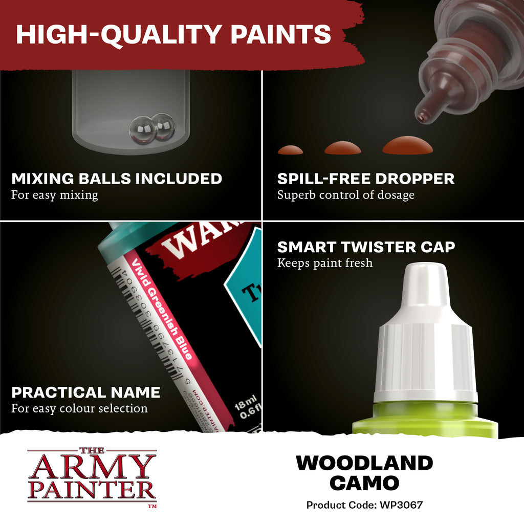 Army Painter Warpaints Fanatic Acrylic, Olive Drab