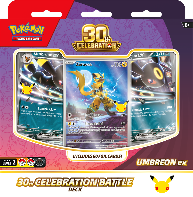 Pokémon TCG:  30TH CELEBRATION BATTLE DECKS ESPEON EX/ UMBREON EX *Reservation*