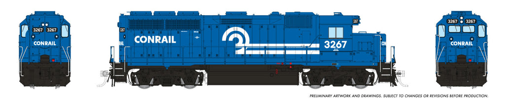 Rapido Ho Scale GP40 Conrail DCC & Sound *Reservation*
