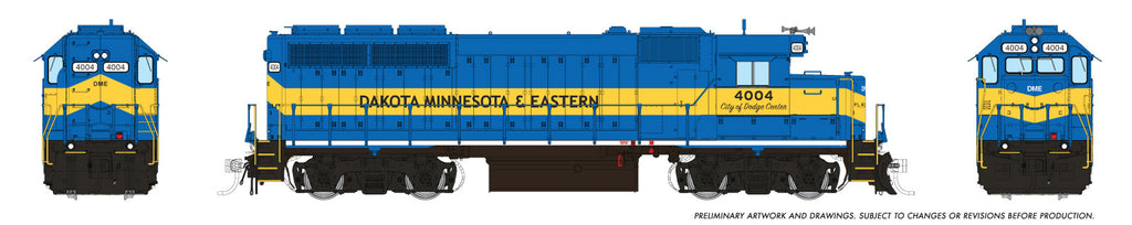 Rapido Ho Scale GP40 Dakota, Minnesota & Eastern W/ Front & Rear Ditchlights DCC & Sound *Reservation*