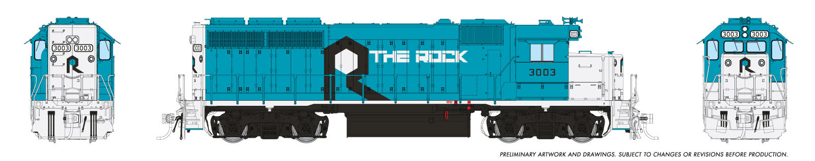 Rapido Ho Scale GP40 Rock Island DCC & Sound *Reservation*