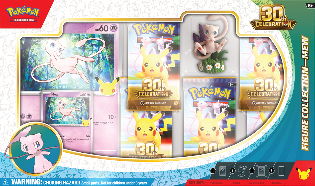 Pokémon TCG: 30TH CELEBRATION MEW FIGURE COLLECTION *Reservation*