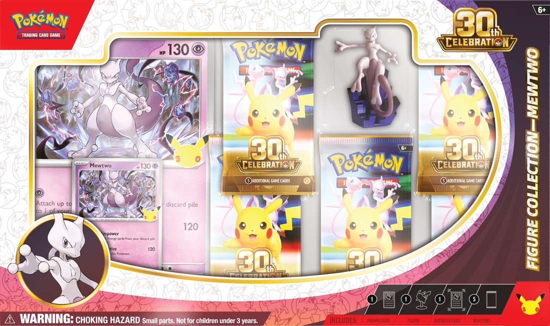 Pokémon TCG: 30TH CELEBRATION MEWTWO FIGURE COLLECTION *Reservation*