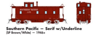 Rapido HO Scale Southern Pacific — Serif w/Underline C-40-3 Caboose *Reservation*