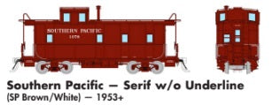 Rapido HO Scale Southern Pacific — Serif w/o Underline C-40-3 Caboose *Reservation*
