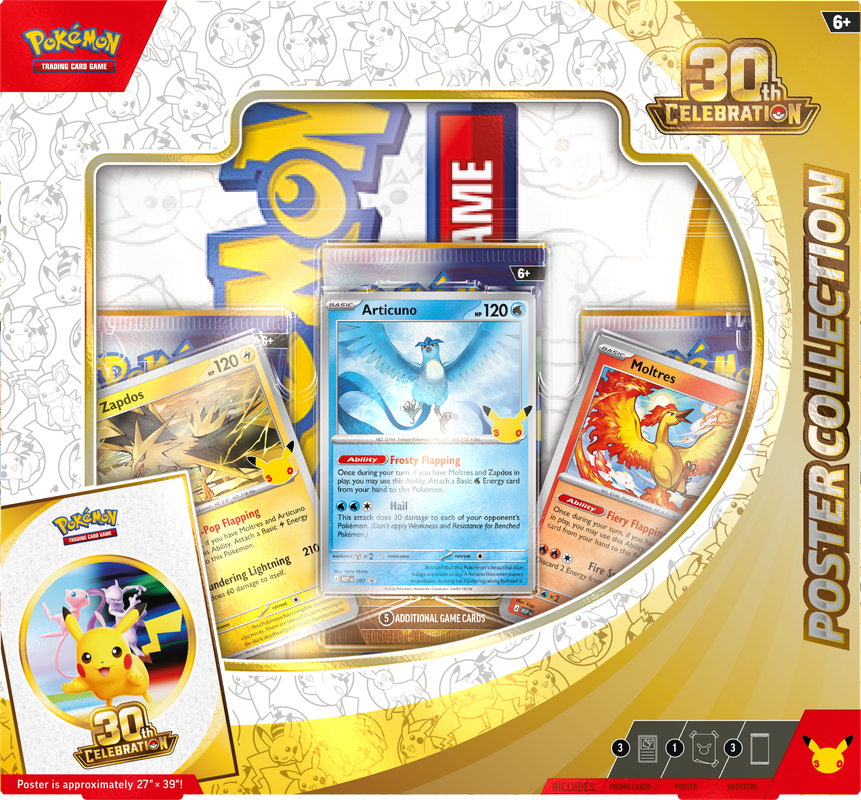 Pokémon TCG: 30TH CELEBRATION POSTER COLLECTION *Reservation*