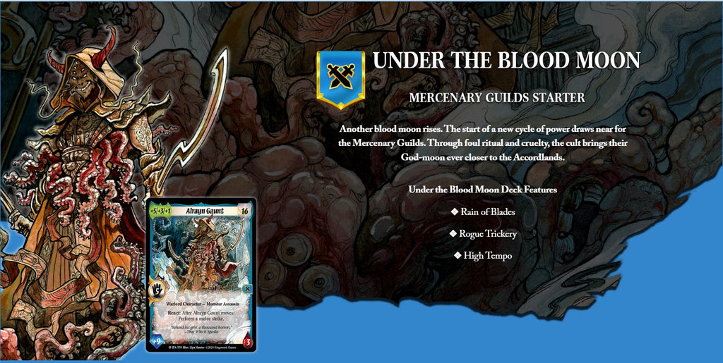 Warlord: Saga of the Storm: Into the Accordlands: Mercenary Guilds Starter Deck