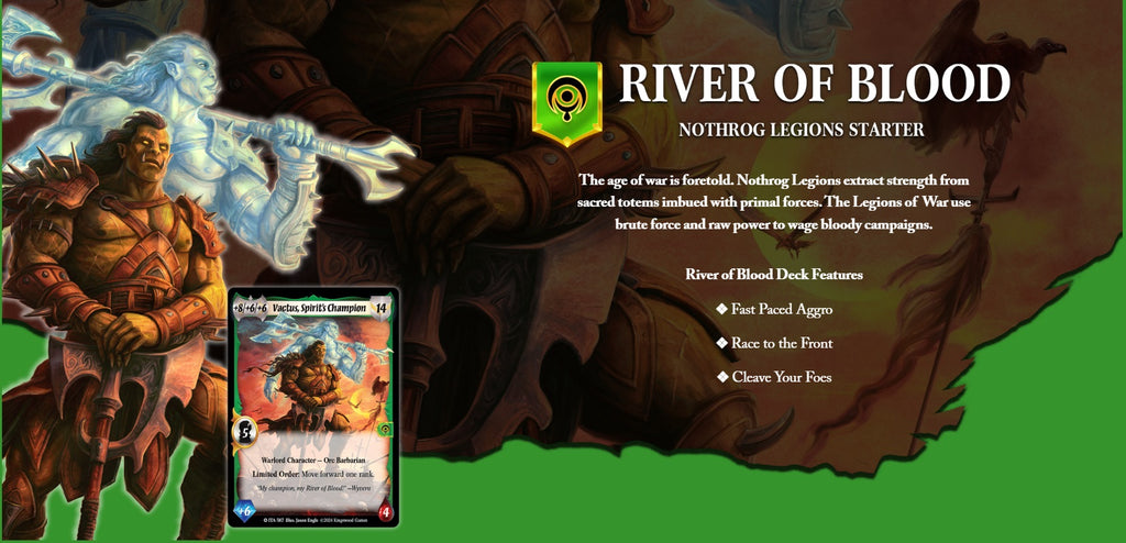 Warlord: Saga of the Storm: Into the Accordlands: Nothrog Legions Starter Deck
