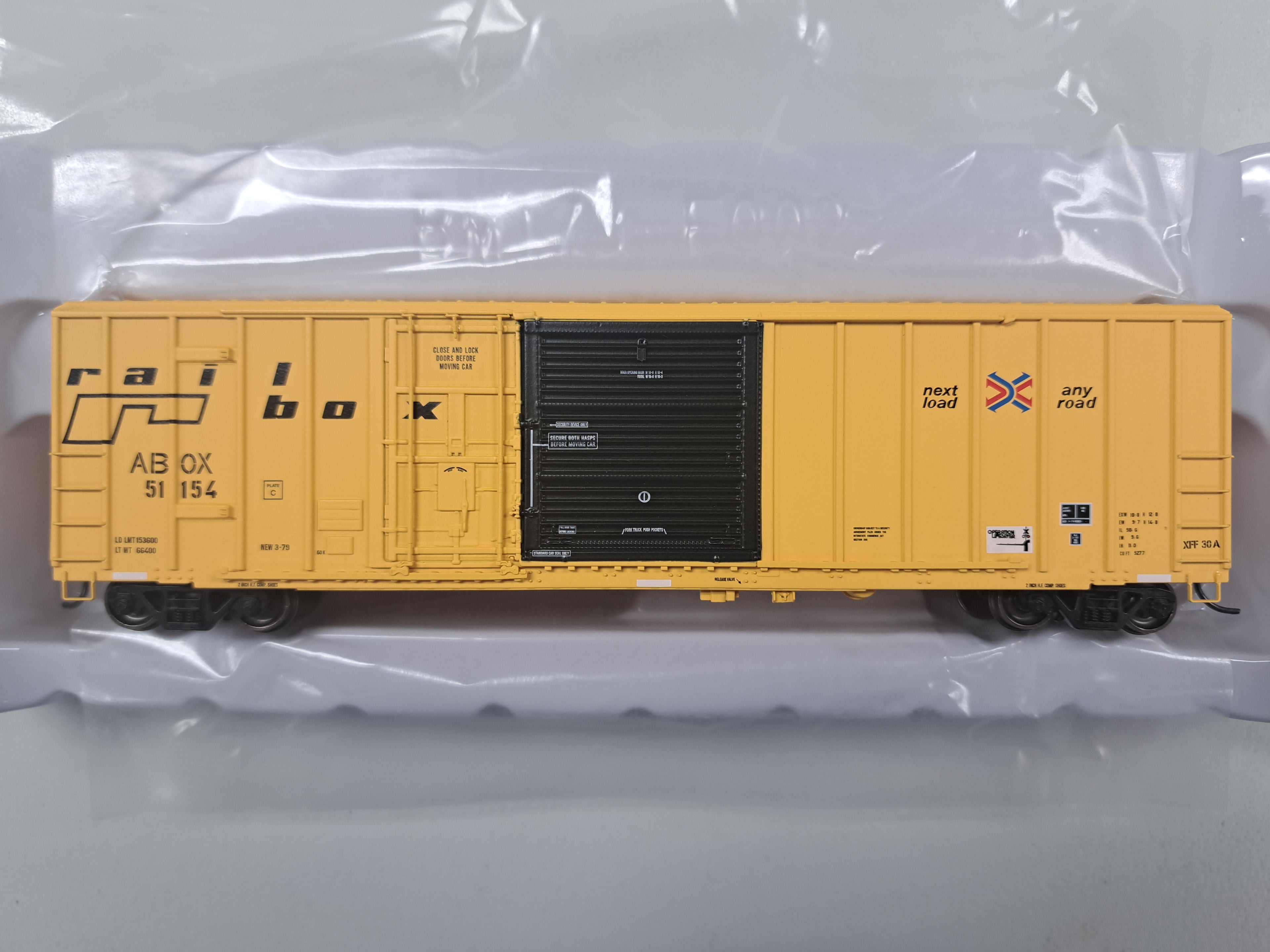 ExactRail Evolution HO Scale FMC 5277 Combo Door Boxcar, Railbox/Repaint/ABOX