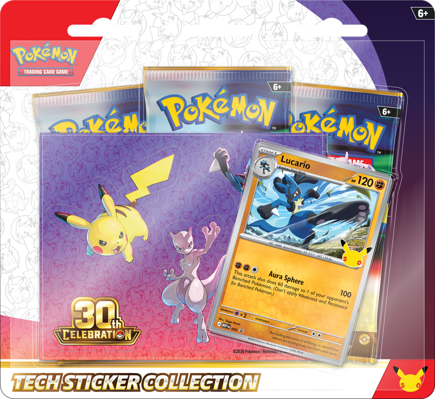Pokémon TCG: 30TH CELEBRATION TECH STICKER COLLECTION *Reservation*