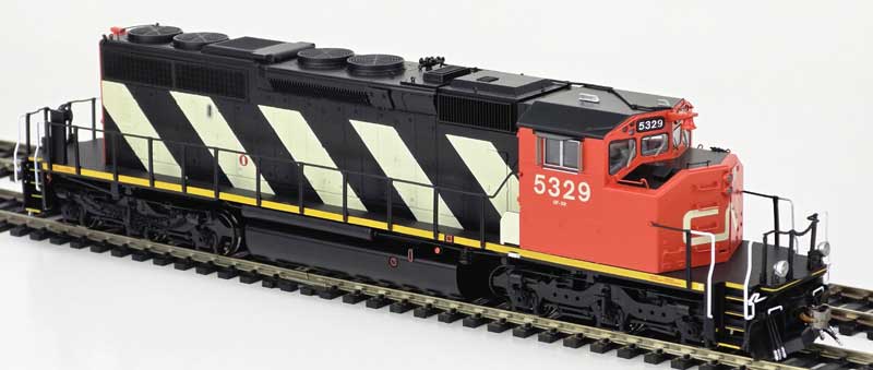 Bowser Ho Scale GMDD SD40-2W CN Stripes (Middle Body Horn) DCC & Sound