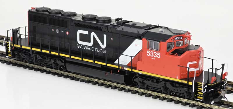 Bowser Ho Scale GMDD SD40-2W CN.CA Scheme (Middle Body Horn) #5335 DCC & Sound