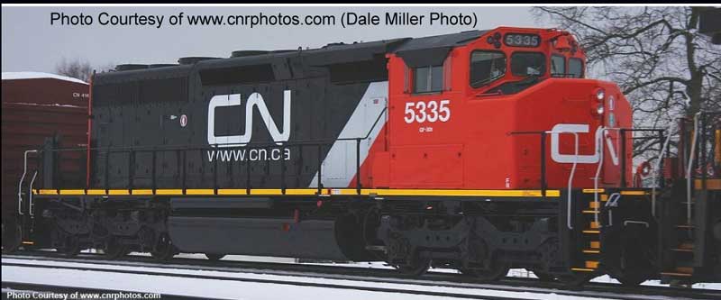 Bowser Ho Scale GMDD SD40-2W CN.CA Scheme (Middle Body Horn) #5335 DCC Ready *Reservation*