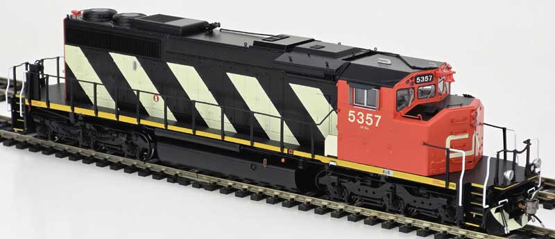 Bowser Ho Scale GMDD SD40-2W CN Stripes (Middle Body Mounted Horn/ Non Dynamic) DCC & Sound