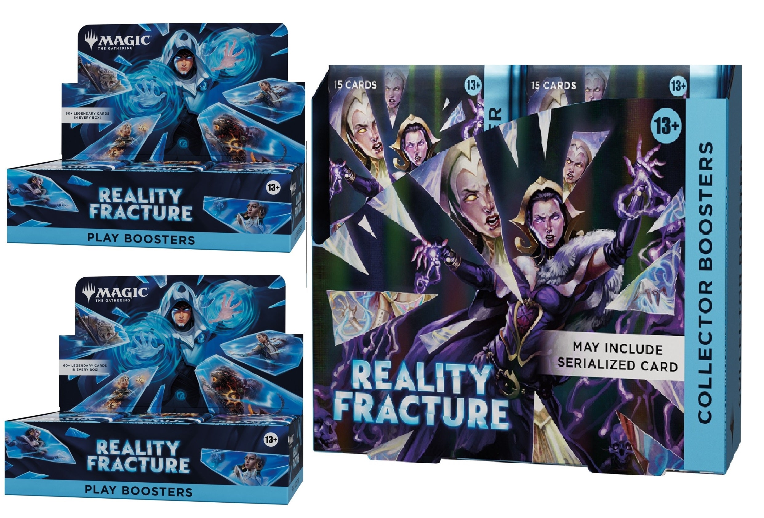 MTG REALITY FRACTURE COLLECTOR BOOSTER BOX & (2) BOOSTER BOX COMBO *Reservation*