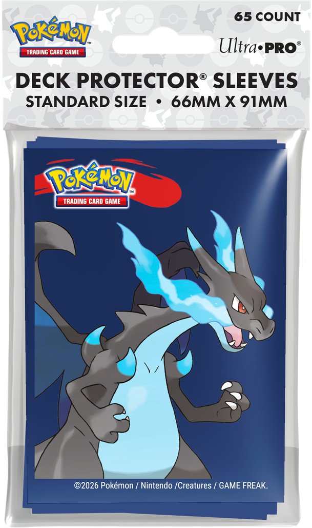 Ultra Pro Deck Protector Pokemon Mega Charizard X Sleeves (Pack of 65)