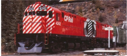 Rapido Ho Scale MLW C424 CP Rail (5" Stripe / DRS-24c) DCC & Sound *Reservation*