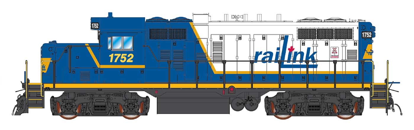 Intermountain Ho Scale GP10 Railink #1752 DCC Ready