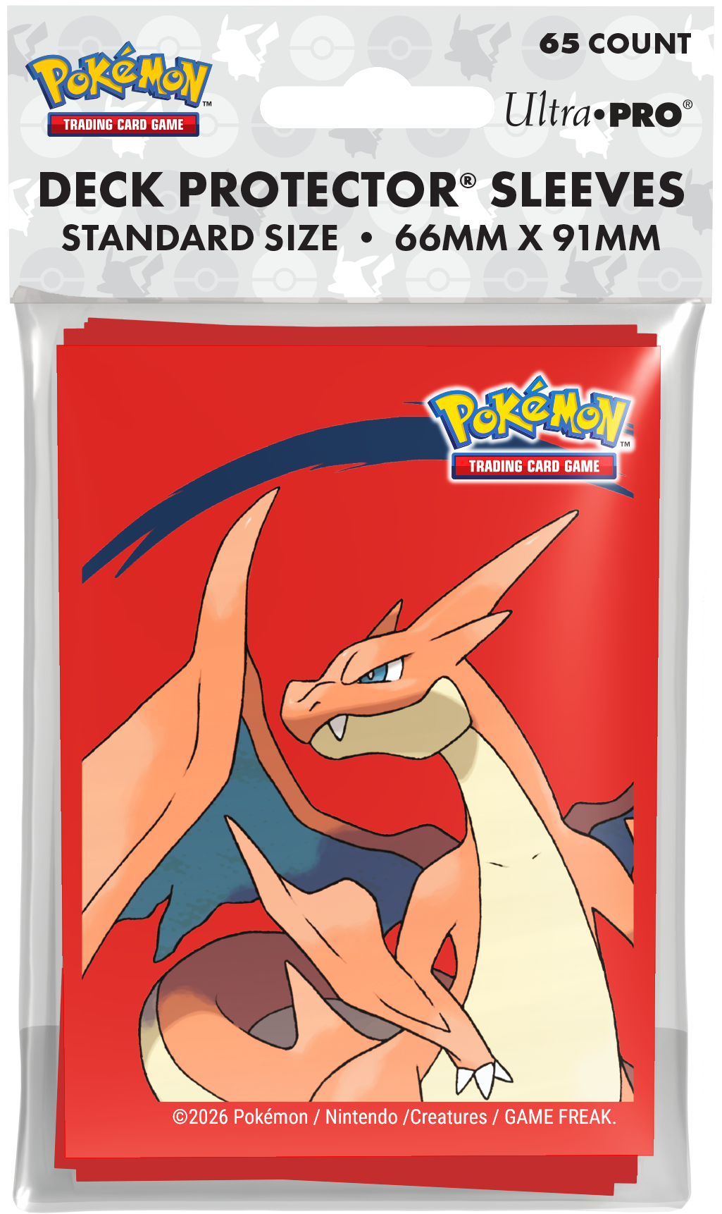 Ultra Pro Deck Protector Pokemon Mega Charizard Y Sleeves (Pack of 65)