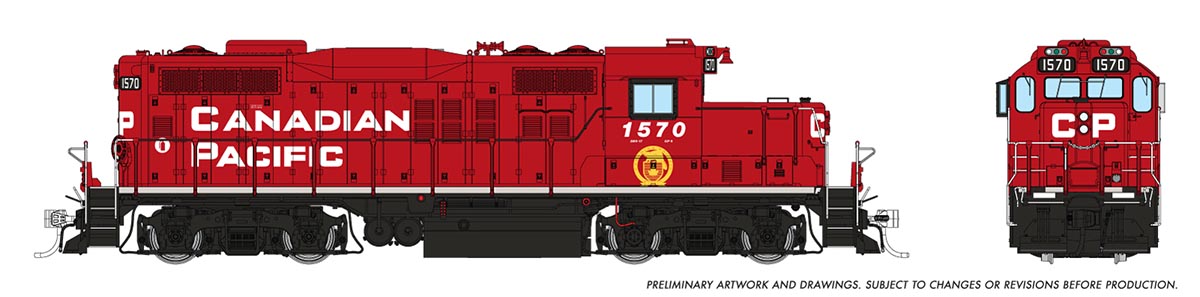 Rapido Ho Scale GMDD GP9u Canadian Pacific Beaver Scheme DCC & Sound  *Reservation*