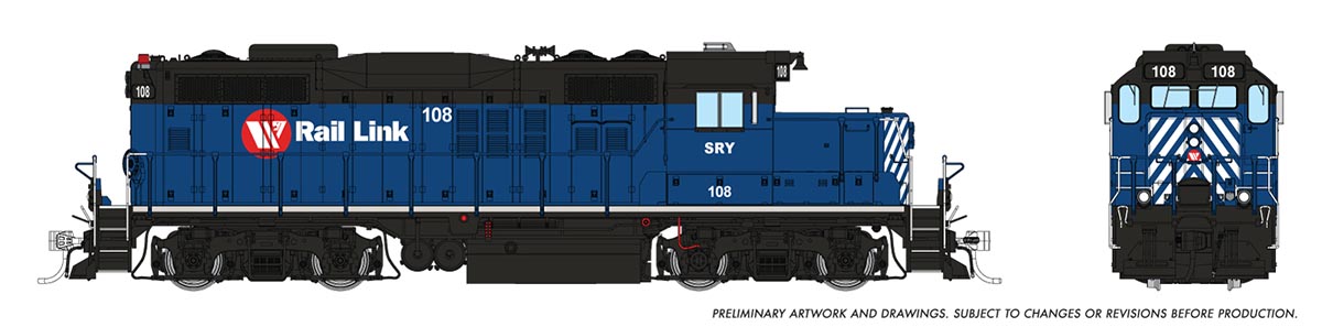 Rapido Ho Scale GMDD GP9u Southern Railway of British Columbia - (SRY) DCC & Sound *Reservation*