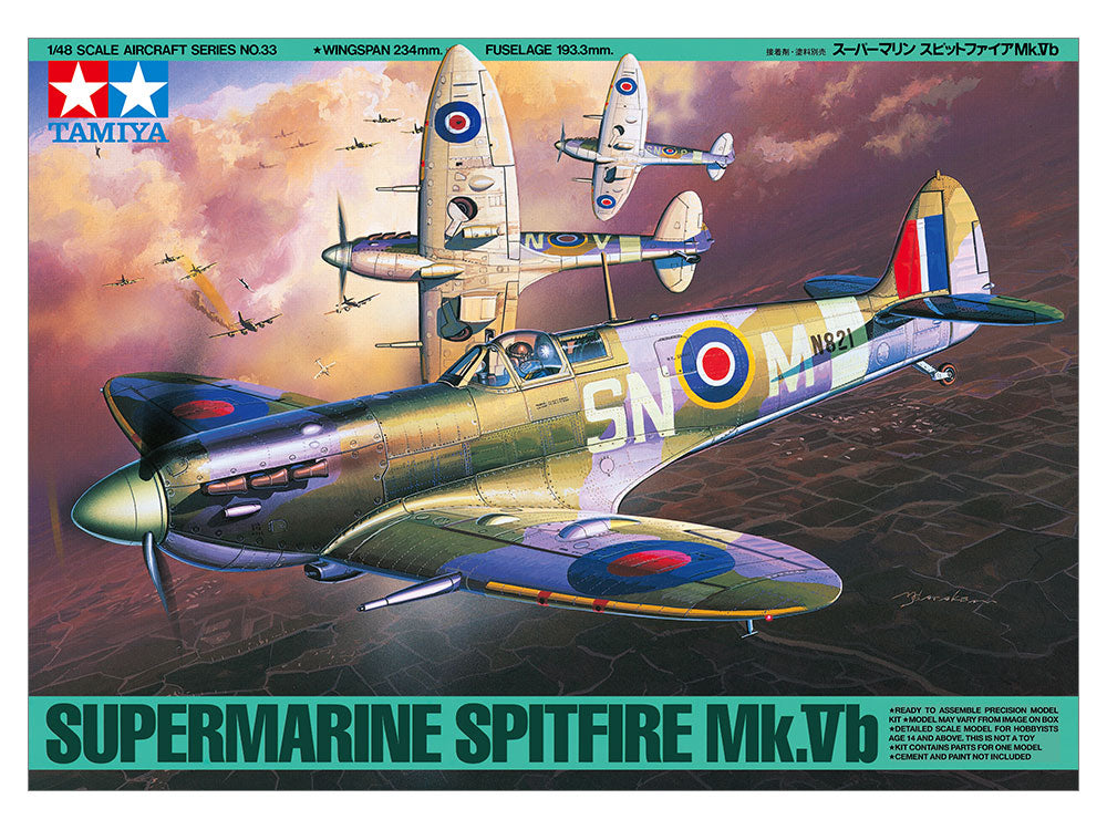 1/48 SCALE SUPERMARINE SPITFIRE MK.VB