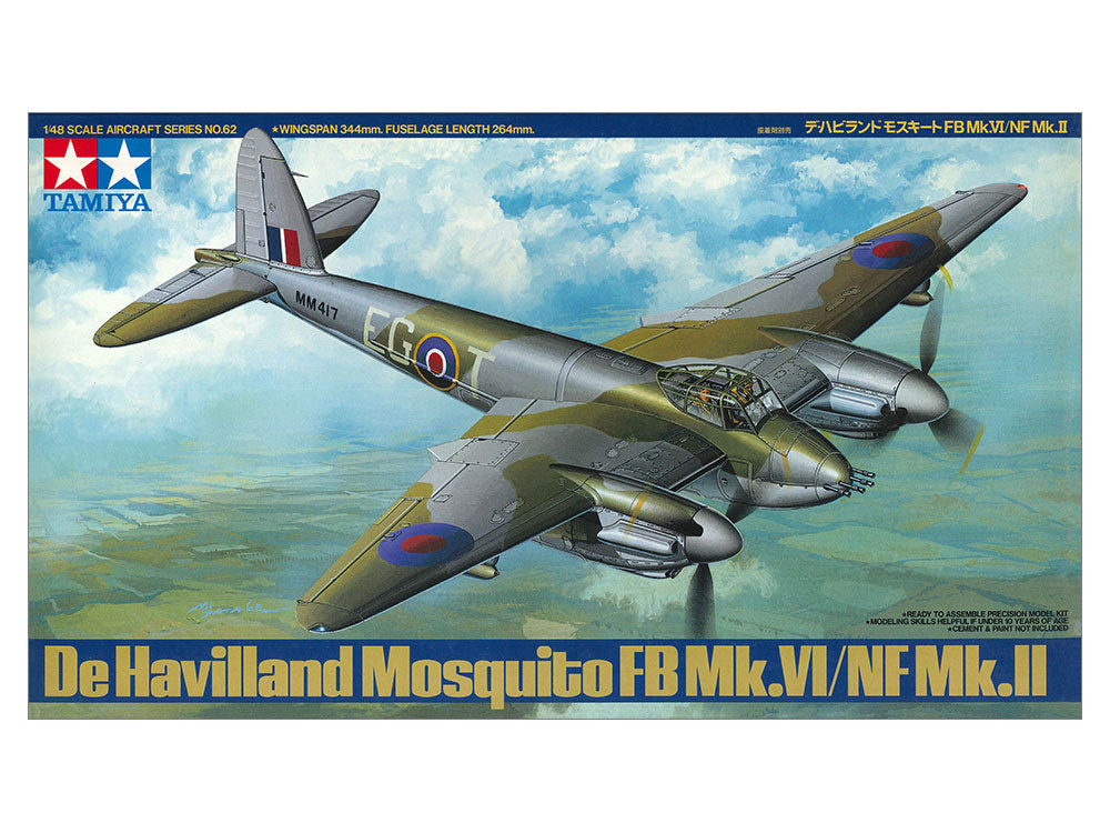 1/48 SCALE DE HAVILLAND MOSQUITO FB MK.VI/NF MK.II