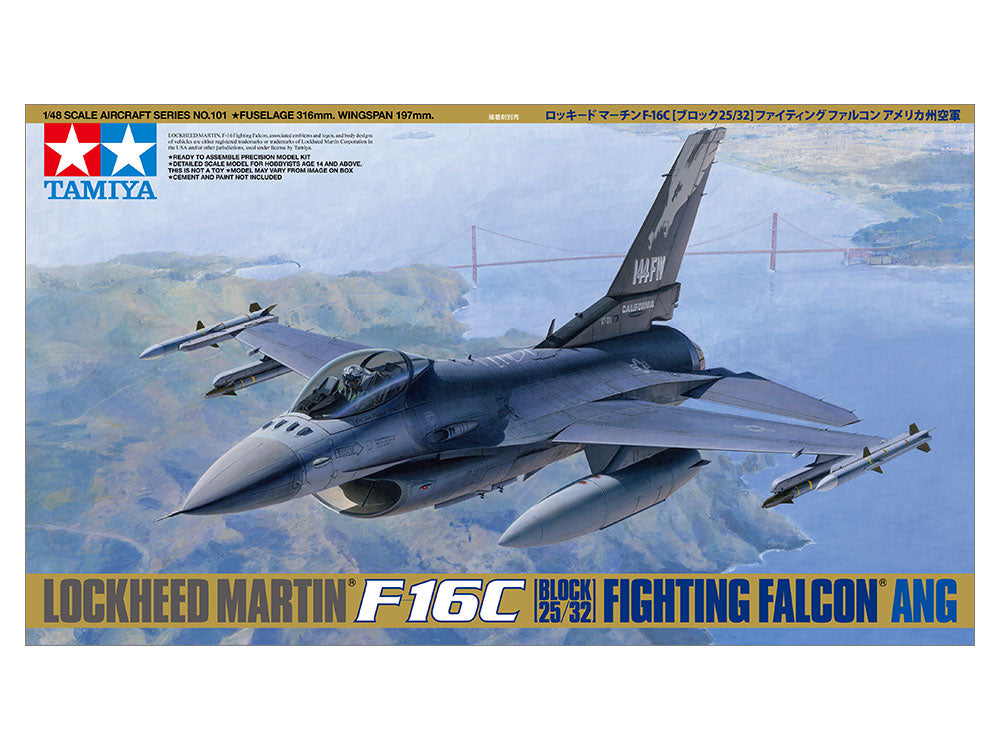 1/48 SCALE LOCKHEED MARTIN® F-16®C [BLOCK 25/32] FIGHTING FALCON® ANG