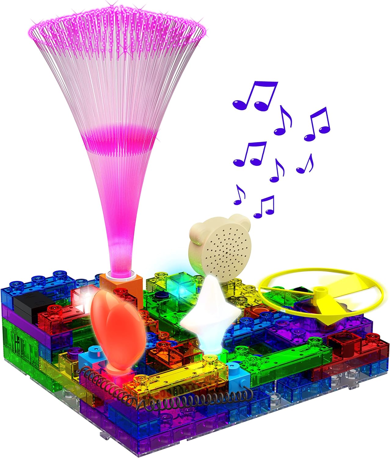 Circuit Blox Build Your Own Glowing LED FM Radio - 395 Different Projects