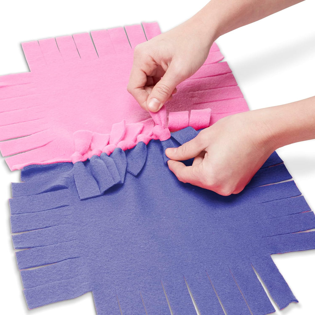 Melissa & Doug Created by Me! Flower Fleece Quilt