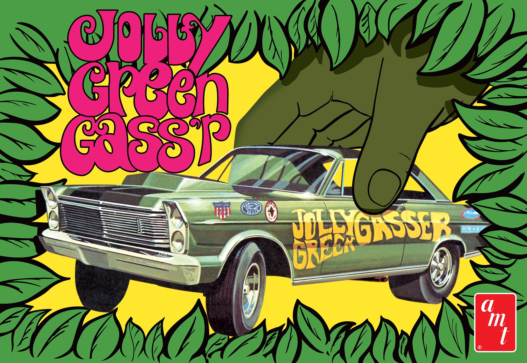 AMT 1965 Ford Galaxie “Jolly Green Gasser” 1:25 Scale Model Kit