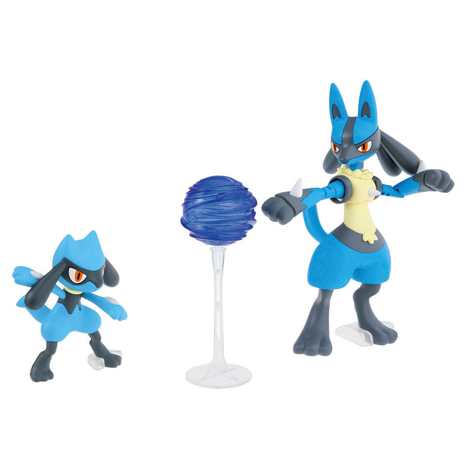 Bandai Pokemon Riolu & Lucario Model Kit