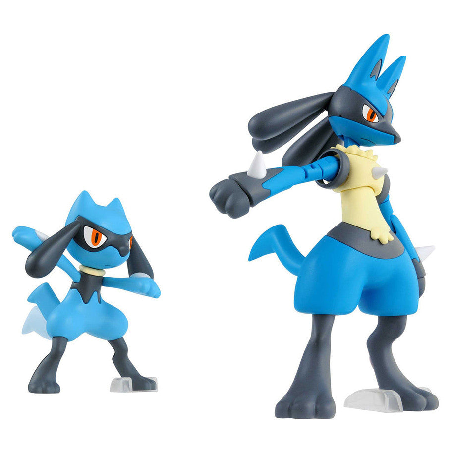 Bandai Pokemon Riolu & Lucario Model Kit