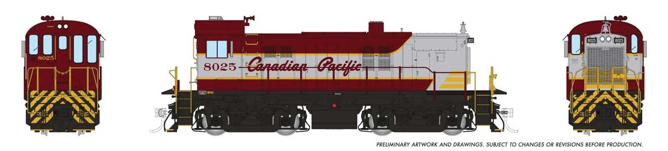 Rapido Ho Scale Canadian Pacifc RS-23 Script Scheme DCC & Sound *Reservation*