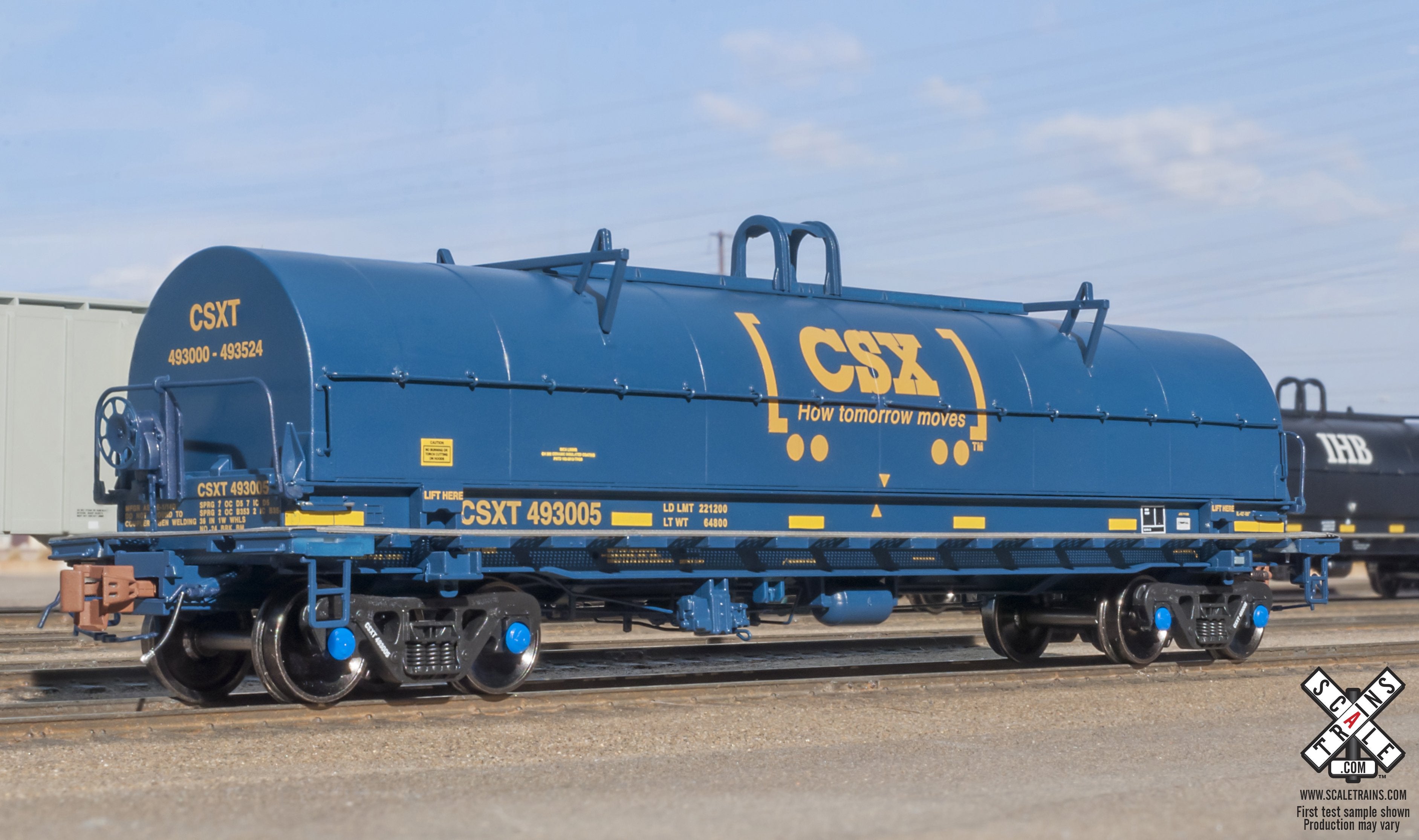 Rivet Counter HO Scale Thrall-Trinity 42’ Single-Hood Coil Steel Car, CSX/Boxcar Logo