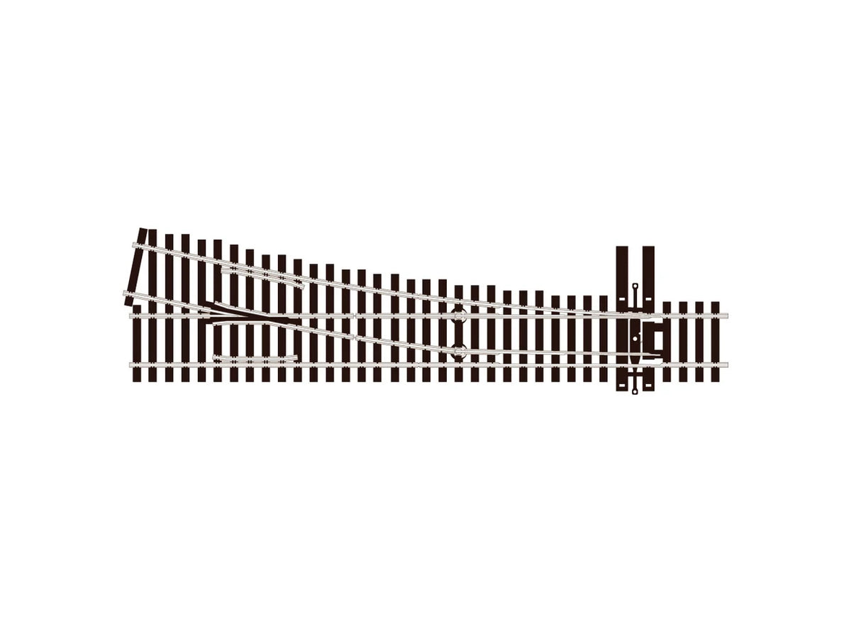 Peco SL-8352 Ho Scale Code 83 #5 Left Hand Turnout