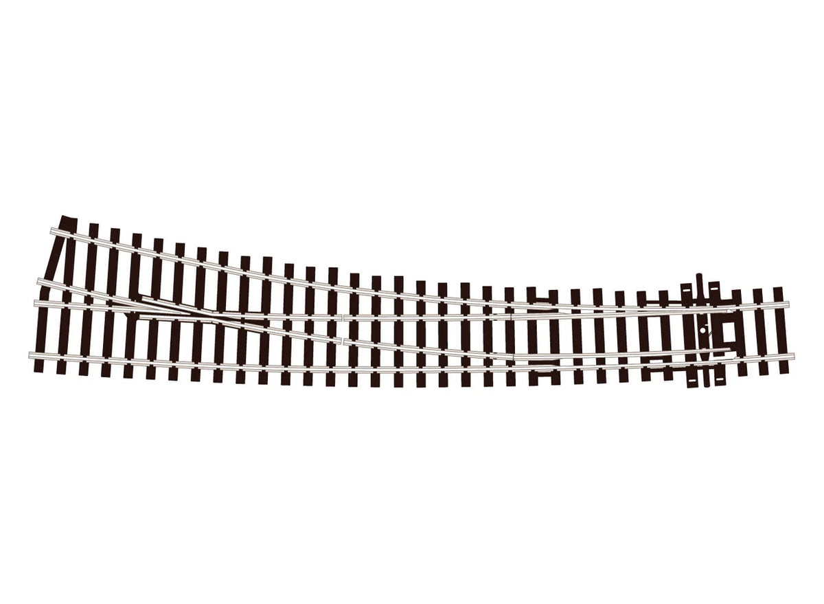 Peco SL-86 Ho Scale Code 100 Double Curved Right Hand Turnout