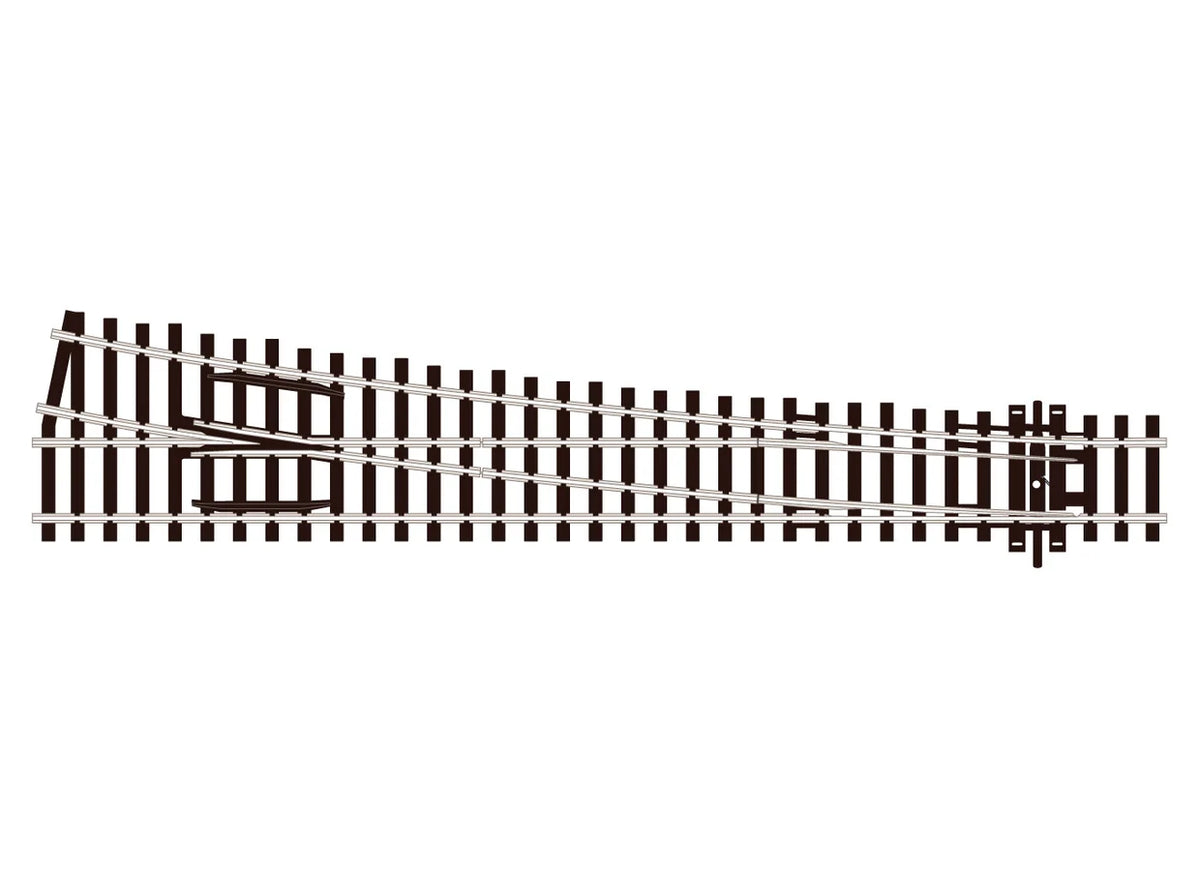 Peco SL-89 Ho Scale Code 100 Large Left Hand Turnout