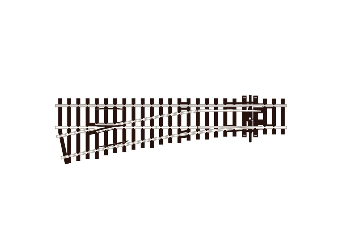 Peco SL-92 Ho Scale Code 100 Small Left Hand Turnout