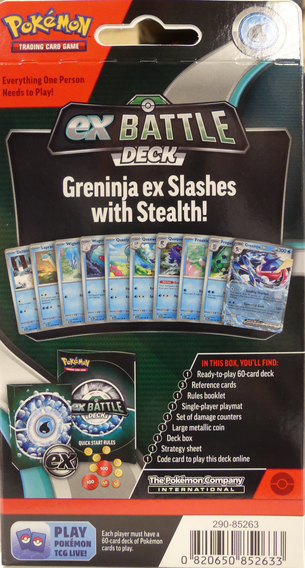 Pokemon Greninja  EX Battle Deck