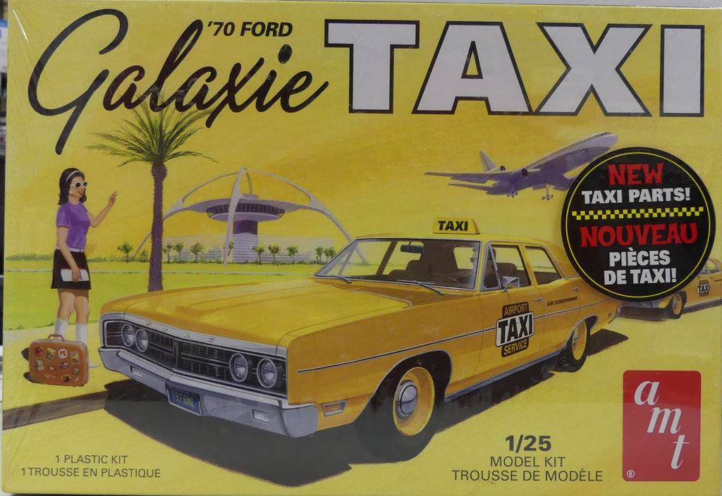 AMT 1970 Ford Galaxie Taxi 1/25